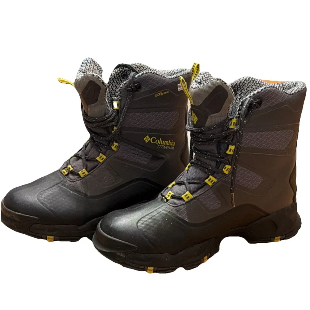 Columbia Titanium OutDry 600g Michelin Winter Boots Mens Size 9 Insulated